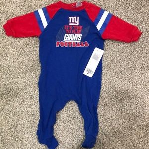 NY Giants onesie